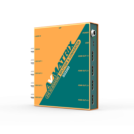 Конвертер AVMATRIX SD2080 2х8 SDI/HDMI