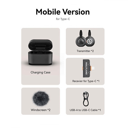 Радиосистема Hollyland Lark M2S Duo (USB-C)