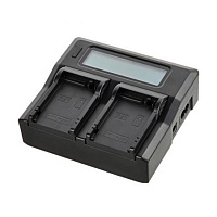 Зарядное устройство Dual LCD Battery Charger для NP-FV70