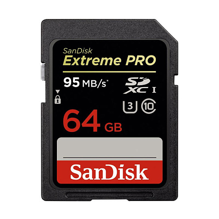 SDXC 64Gb SanDisk Extreme Pro 95/90 Mb/s