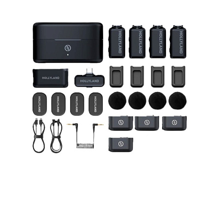 Радиосистема Hollyland Lark MAX 2 Combo 4-Person Version (4TX + 2RX)