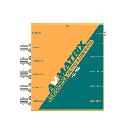 Конвертер AVMATRIX SD2080 2х8 SDI/HDMI
