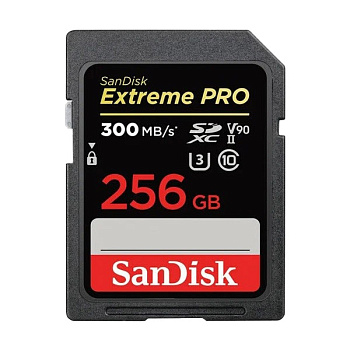SDXC 256Gb SanDisk Extreme Pro 300/260 Mb/s