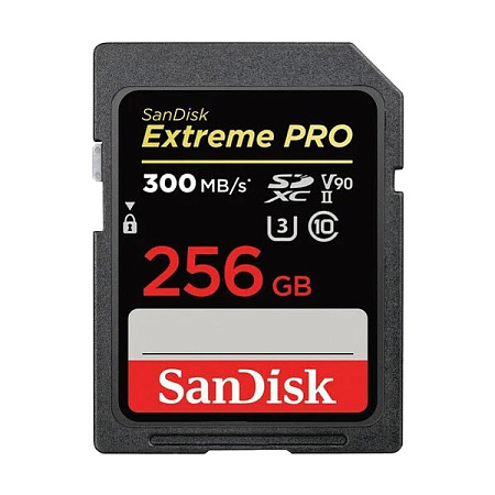 SDXC 256Gb SanDisk Extreme Pro 300/260 Mb/s