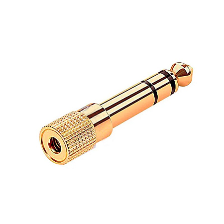 Переходник с Mini Jack 3.5 (мама) на  Jack 6.3 (папа)
