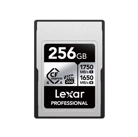 SDXC 256Gb Lexar CF express Type A 1750/1650 Mb/s