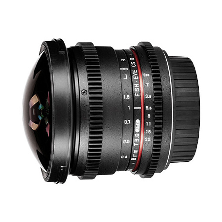 Samyang 8 T3.8 AS IF UMC Fish-eye CS II VDSLR для Canon EF-s