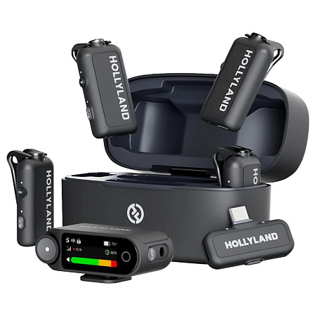 Радиосистема Hollyland Lark MAX 2 Combo 4-Person Version (4TX + 2RX)