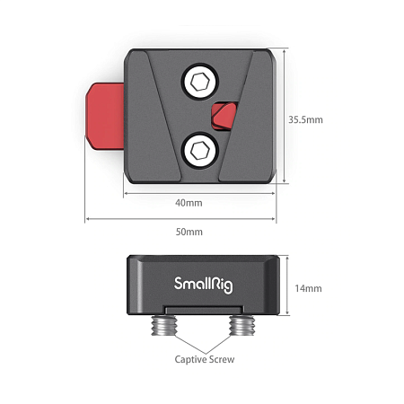 Крепление SmallRig Mini V-Lock Assembly Kit для V mount
