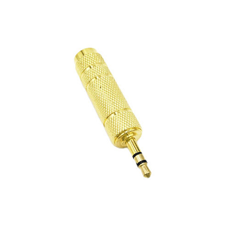 Переходник с Jack 6.3 (мама) на Mini Jack 3.5 (папа) (Stereo)
