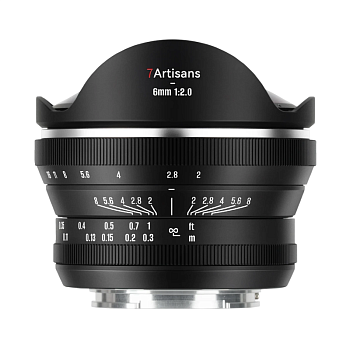 7Artisans 6mm f/2 Fisheye E-mount