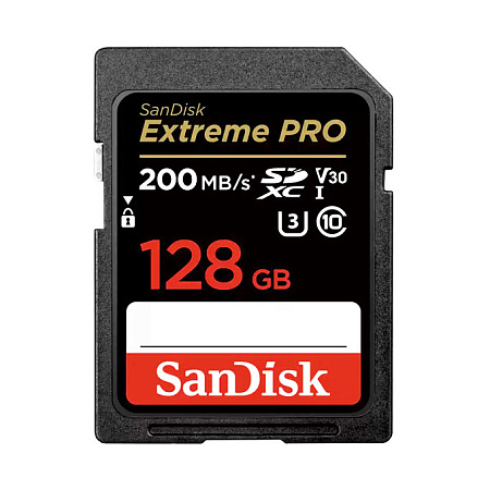 SDXC 128Gb SanDisk Extreme Pro 200/90 Mb/s